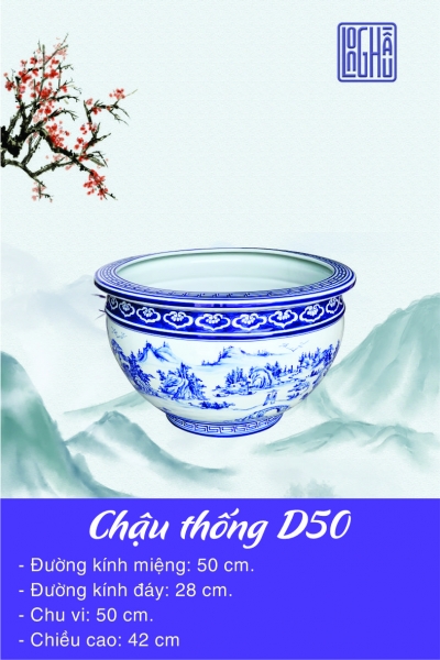 Chậu thống D50