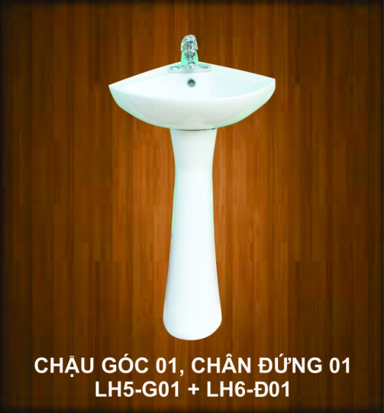 Chậu góc 01 - Chân đứng 01