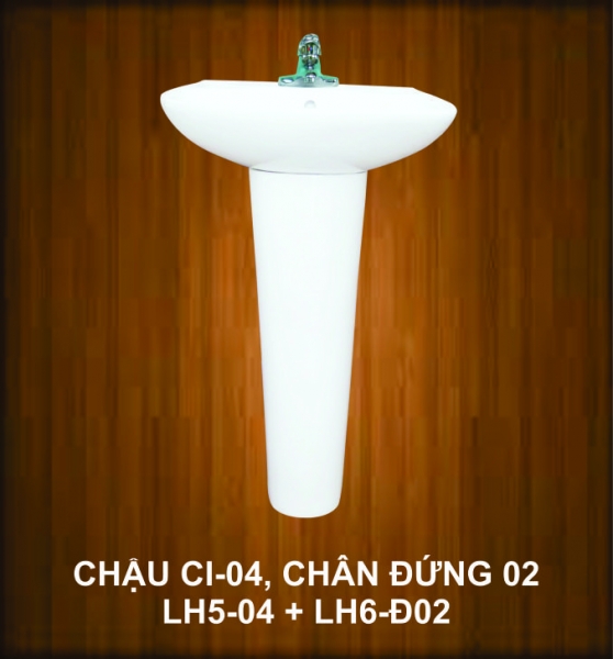 Chậu CI-04 - Chân đứng 02