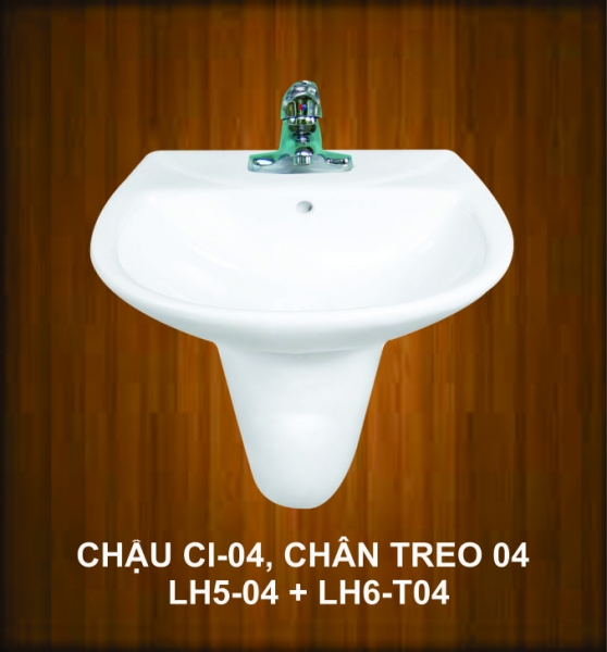 Chậu CI-04 + Chân treo 04