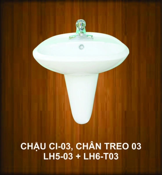 Chậu CI-03 + Chân treo 03