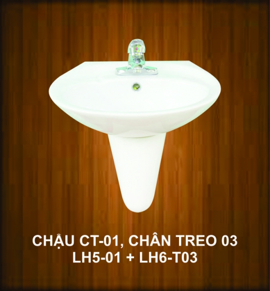 Chậu CT-01 + Chân treo 03