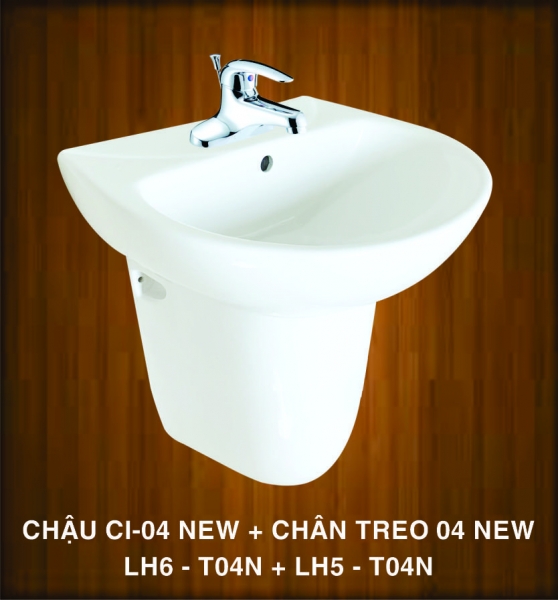 Chậu CI-04 New + Chân treo 04 New